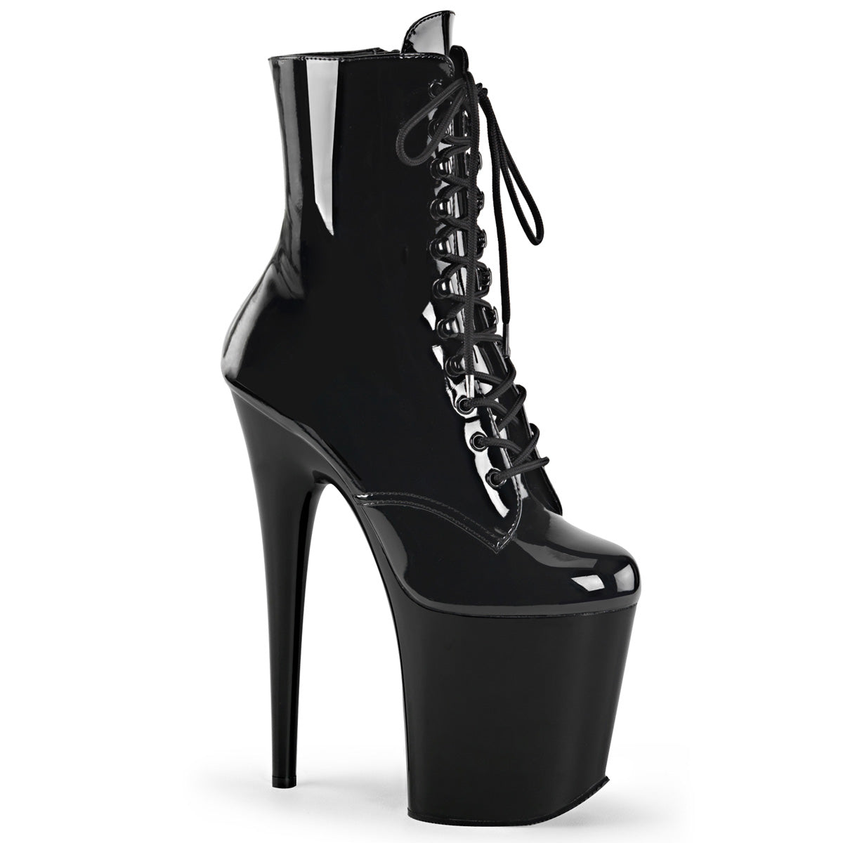 FLAMINGO-1020 |FLAM1020/B/M | 8 INCH PLATFORM LACE-UP ANKLE BOOT | SPECIALS / SALES / IN STOCK