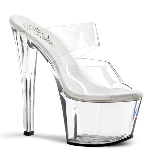 SKY-302 | SKY302 | 7 INCH BLACK TWO BAND STRAP SLIDE PLATFORM